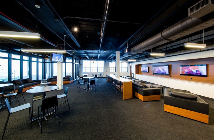 Brooklyn Nets Training Facility Players Lounge 750x490