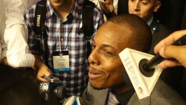 Paul Pierce Talking to Media 1