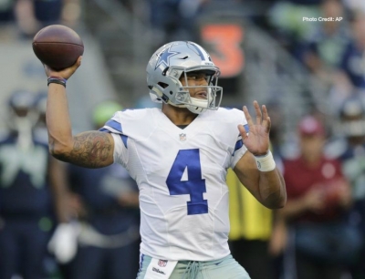 Dallas Cowboys quarterback Dak Prescott