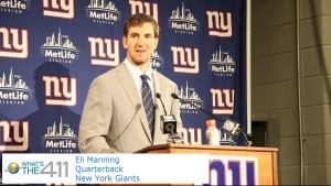 New York Giants quarterback Eli Manning