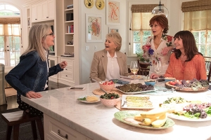 Cast of Book Club (l to r) Diane Keaton, Candice Bergen, Jane Fonda, and Mary Steenburgen.