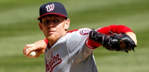 Washington Nationals pitcher Stephen Strasburg