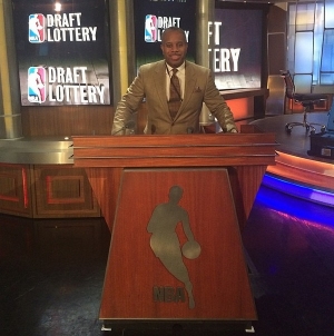 Glenn Gilliam at the 2014 NBA Draft Lottery