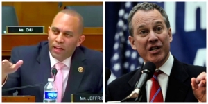 Photo left to right: U.S. Representative Congressman Hakeem Jeffries and New York Attorney General Eric Schneiderman